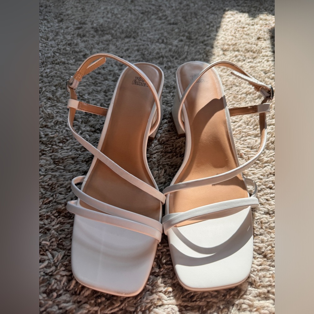 Wild fable white heel